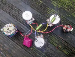 GIBSON RIPPER CUSTOM WIRING HARNESS 5/W SWITCH BOURNS POTS ERO CAPS 19HZ CHOKE 