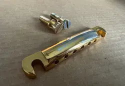 GIBSON VINTAGE 1969 LES PAUL CUSTOM GOLD TAILPIECE W/STUDS 1968 1970 1971 1972