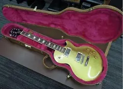 GIBSON LP STD SPARKLE GOLD ELECTRIC GUITAR  USED
