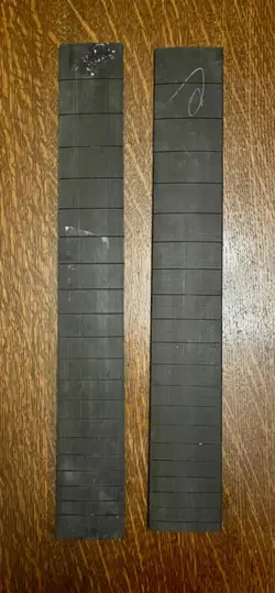 GIBSON NOS EBONY FINGERBOARDS, VINTAGE, 24 3/4” SCALE, LES PAUL, LP CUSTOM