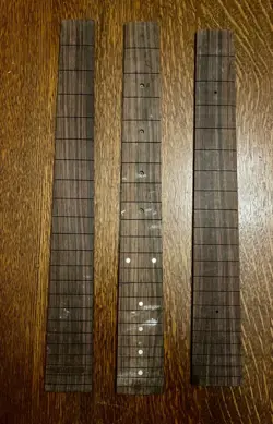 GIBSON NOS INDIAN ROSEWOOD FINGERBOARD, VINTAGE 24 9/16” SCALE, LES PAUL