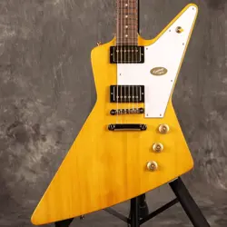 EPIPHONE INSPIRED BY GIBSON CUSTOM 1958 KORINA EXPLORER WHITE PICKGUARD *KP905
