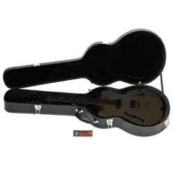 GRAIN FOR GIBSON/EPI ES-335 JAZZ ELECTRIC GUITAR LEATHER CASE DRUM FACE BLACK