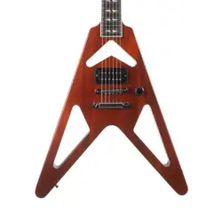 USED GIBSON FLYING V GUITAR OF THE MONTH NATURAL MAHOGANY 2008