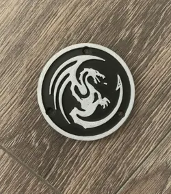 CUSTOM DRAGON SINGLE CUT GUITAR TOGGLE SWITCH BACK COVER 4 GIBSON EPIPHONE PRS