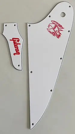 CUSTOM FOR GIBSON FIREBIRD & TRUSS ROD COVER RED 