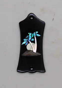 TRUSS ROD COVER WITH WHITE PALM TREES INLAY WILL FIT GIBSON