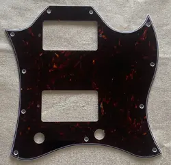 4 PLY GUITAR PICKGUARD FOR US GIBSON SG STANDARD STYLE FULL FACE,BROWN TORTOISE