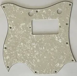 FOR GIBSON SG STANDARD SINGLE HUMBUCKER GUITAR PICKGUARD 4 PLY IVORY WHITE PEARL