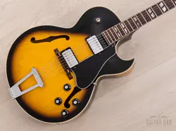 1976 GIBSON ES-175 D VINTAGE ELECTRIC GUITAR TOBACCO SUNBURST, T TOPS