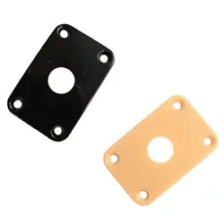 LP GUITAR JACK PLATE RECTANGLE CURVED JACKPLATE GIBSON EPIPHONE LES PAUL PLASTIC