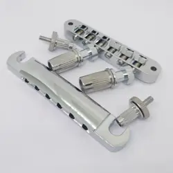 FOR GIBSON GUITAR BRIDGE CHROME ABR-1 TUNE-O-MATIC BRIDGE AND TAILPIECE SET 52MM