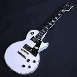 EPIPHONE INSPIRED BY GIBSON LES PAUL CUSTOM ALPINE WHITE   STORE