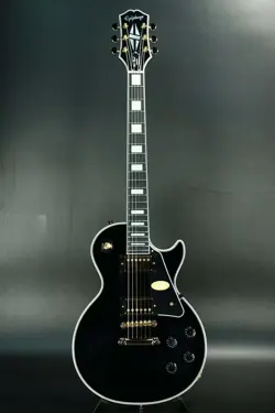 EPIPHONE INSPIRED BY GIBSON LES PAUL CUSTOM EBONY   SAKAE