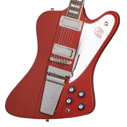 EPIPHONE INSPIRED BY GIBSON CUSTOM  1963 FIREBIRD V MAESTRO VIBROLA EMBER RED