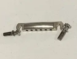 GIBSON ADVANCED PLATING TAILPIECE CHROME TAIL PIECE LP SG LES PAUL W/POSTS STUDS