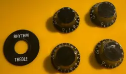 1996 GIBSON SG USA TONE KNOB/TOGGLE SWITCH PLATE.