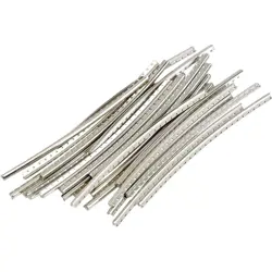 24 PCS PRE-CUT MEDIUM GUITAR FRET WIRE NICKEL-SILVER 69X2.4MM, MADE IN JAPAN