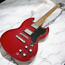 MAESTRO BY GIBSON SG ELECTRIC GUITAR CHERRY RED, USED, LIMITED STOCK