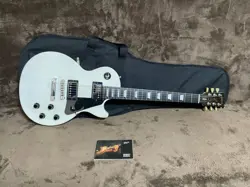 GIBSON LES PAUL STUDIO FADED WORN WHITEEBONY FINGERBOARD 2009 #PC0VQ9