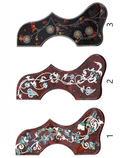GUITAR PICKGUARD ABALONE FLOWER THICKENED FOR GIBSON J200 SJ200 ACOUSTIC GUITAR