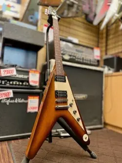 GIBSON LIMITED EDITION FLYING V 1998 NATURAL BURST USA 2001 ELECTRIC GUITAR