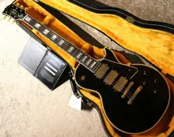 GIBSON CUSTOM SHOP HISTORIC COLLECTION 1957 LES PAUL CUSTOM REISSUE VOS EBONY