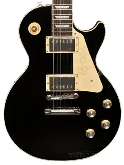 [GIBSON] CUSTOM COLOR SERIES LES PAUL STANDARD '60S EBONY TOP MADE IN 2023 CASE