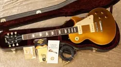 GIBSON CUSTOM SHOP HISTORIC COLLECTION 1956 LES PAUL GOLD TOP REISSUE 2000 USED