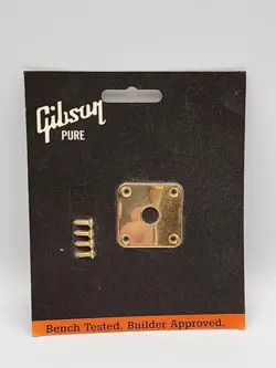 GIBSON LES PAUL JACK PLATE GOLD OUTPUT COVER PRJP-020 NEW OLD STOCK 