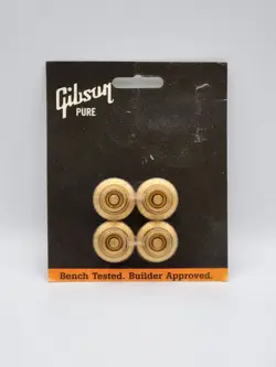 GIBSON GOLD TOP HAT KNOB SET OF 4 PRHK-020 NEW OLD STOCK