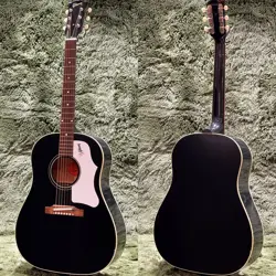 GIBSON 60S J-45 ORIGINAL EBONY BLACK 21444018 SECOND ITEM SAFE DELIVERY FROM JAP