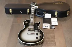 MINTY! 2010 GIBSON CUSTOM SHOP LES PAUL CUSTOM GUITAR SILVERBURST + COA OHSC