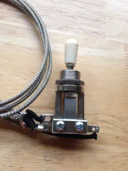 50'S WIRING FOR GIBSON LES PAUL 500K CTS LONG SHAFT POTS .022 SWITCHCRAFT TOGGLE