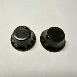 GIBSON LES PAUL JR SPECIAL KNOBS SET OF 2 VINTAGE 1955 1956 1957 1958 1959 USA