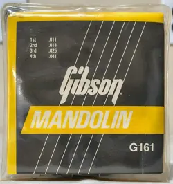 VINTAGE GIBSON MANDOLIN STEEL STRINGS SET NO G161 - NEW