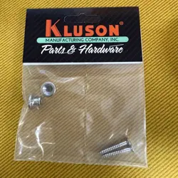 KGSBN NICKEL KLUSON STRAP BUTTON SET OF 2 FOR GIBSON STYLE GUITARS
