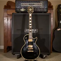 VINTAGE 1987 GIBSON LES PAUL CUSTOM BLACK EBONY