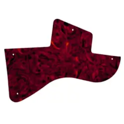 PICKGUARD FOR GIBSON LES PAUL JUNIOR SPECIAL 1 PLY NITRATE TORTOISE