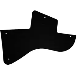 PICKGUARD FOR GIBSON LES PAUL JUNIOR SPECIAL  FAUX BRUSH BLACK