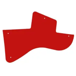 PICKGUARD FOR GIBSON LES PAUL JUNIOR SPECIAL RED SOLID