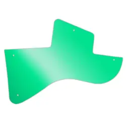 PICKGUARD FOR GIBSON LES PAUL JUNIOR SPECIAL GREEN MIRROR