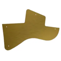 PICKGUARD FOR GIBSON LES PAUL JUNIOR SPECIAL FAUX BRUSH GOLD