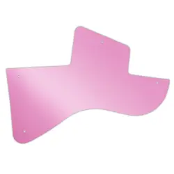 PICKGUARD FOR GIBSON LES PAUL JUNIOR SPECIAL PINK MIRROR