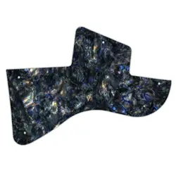 PICKGUARD FOR GIBSON LES PAUL JUNIOR SPECIAL  BLACK ABALONE