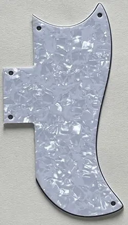4 PLY WHITE PEARL PEARL PICKGUARD FIT GIBSON SG 61 REISSUE STYLE GUITAR PARTS