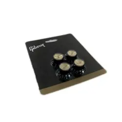 GENUINE GIBSON TOP HAT BLACK / GOLD GUITAR KNOBS LES PAUL ES SG PART