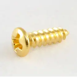 ALLPARTS GS-0050-002 GIBSON SIZE PICKGUARD SCREWS - GOLD
