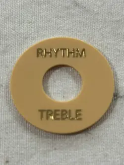 2017 GIBSON LES PAUL TRIBUTE SWITCH PLATE POKER CHIP CREAM GOLD