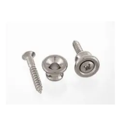 ALLPARTS AP-6695-001 GIBSON STYLE STRAP BUTTONS - NICKEL